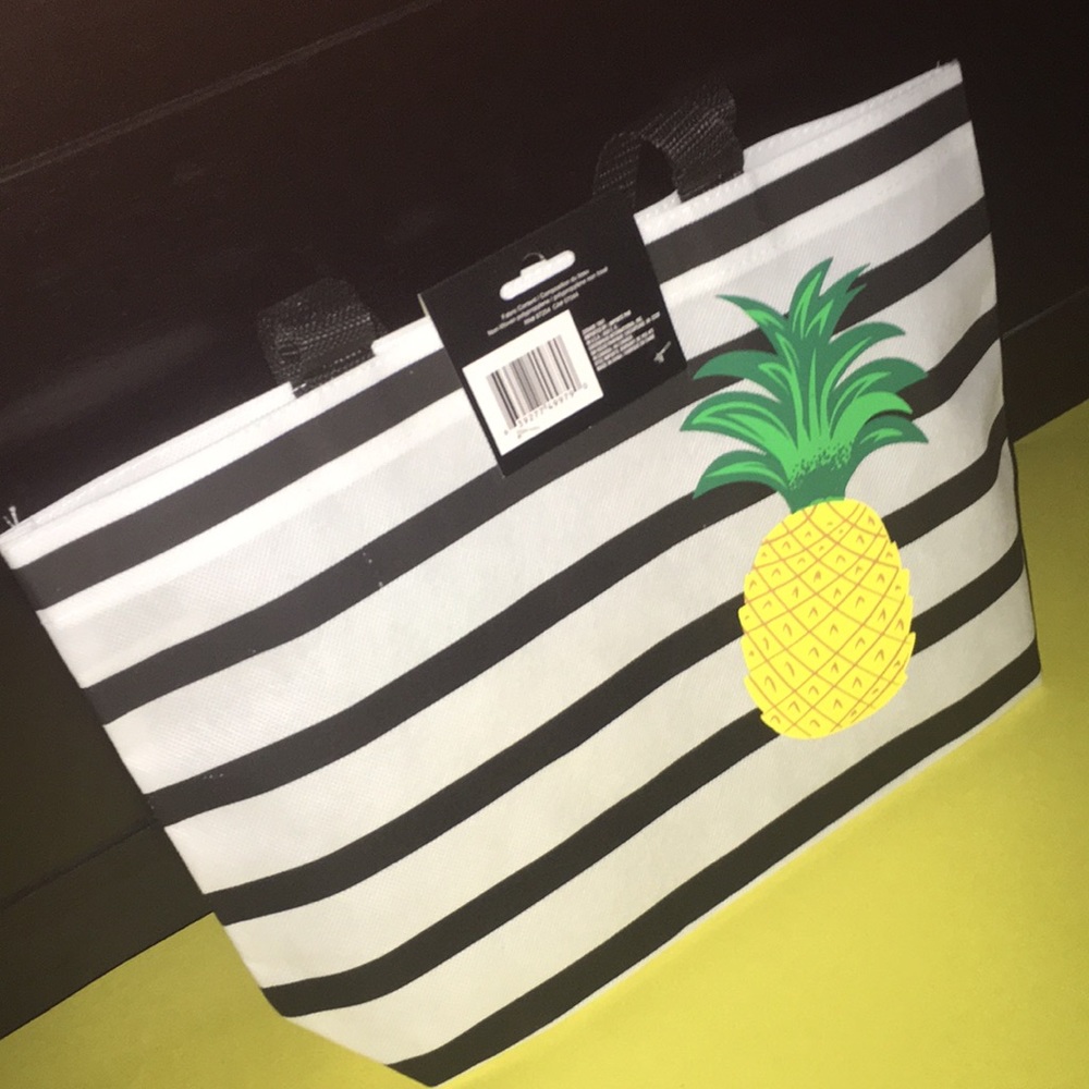 Wholesale package Pineapple& stripes tote 3 bags - Picture 5 of 6